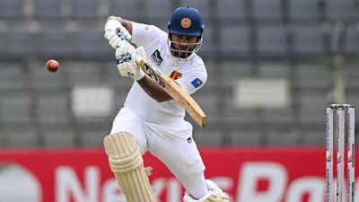 1st Test: Dimuth Karunaratne half-ton keeps Sri Lanka in control ...