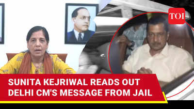 'Not surprised with arrest': Arvind Kejriwal’s wife reads his emotional message from jail