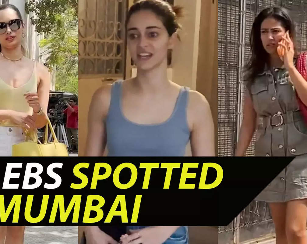 
#CelebrityEvenings: From Manushi Chhillar to Ananya Panday, B-Town stars spotted in Mumbai
