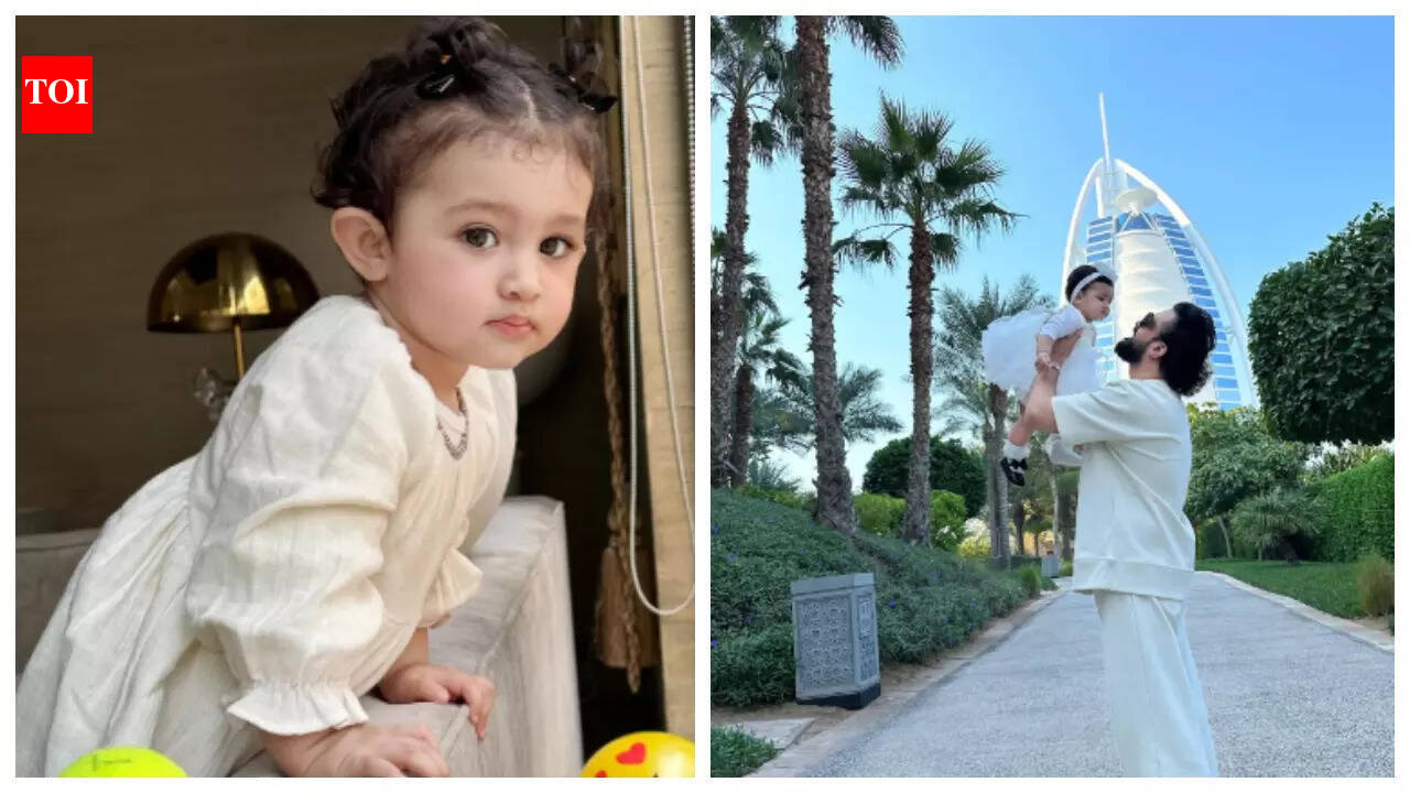 Atif Aslam drops FIRST pictures of daughter Haleema on her first ...