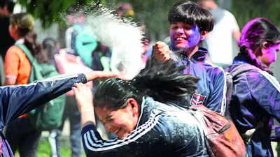 Noida says no to pool parties on Holi, nod must for rain dance too