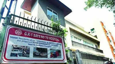 Greater Kailash-1 residents up in arms over hospital plan in area