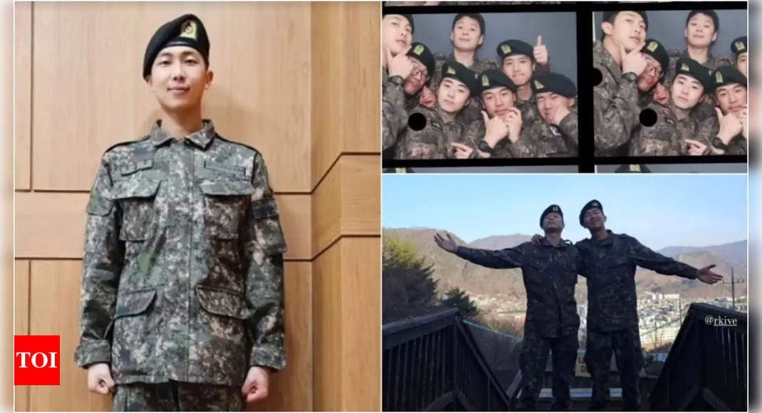 BTS’ RM forges strong bonds with military comrades; Shares heartwarming moments with fans |