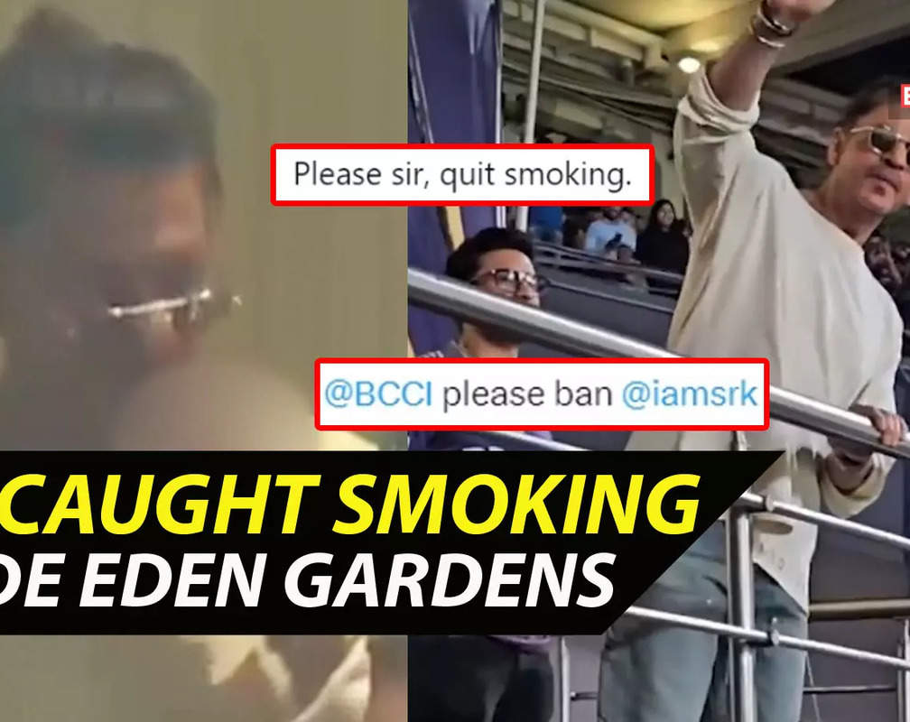 
Shah Rukh Khan sparks controversy: Actor caught smoking during IPL match; netizens demand 'BAN' on his entry inside 'any stadium in India'
