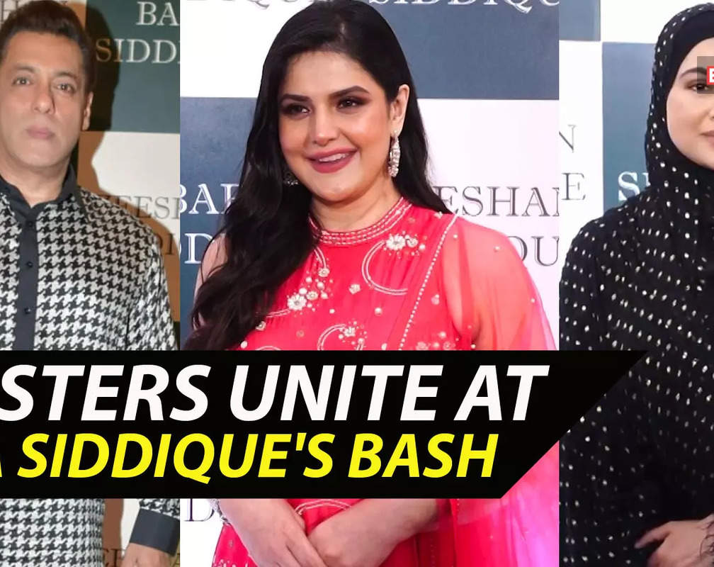 
Watch: Salman Khan, Zareen Khan, Sana Khan and more attend Baba Siddique's Iftar party
