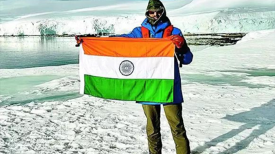 Chilled out: Ex-armyman, 75, goes on Antarctica adventure