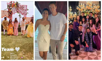 Amidst Taapsee Pannu and Mathias Boe wedding rumours, couple's friends share INSIDE photos from ceremony | - Times of India