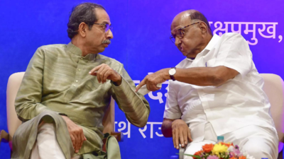 Amid MVA seat-sharing talks, Sharad Pawar meets Uddhav Thackeray