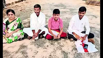 Not allowed to write exam, SSLC student holds protest