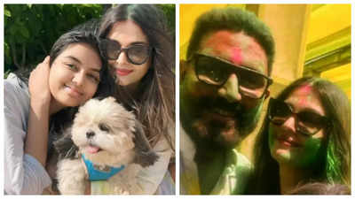 After ringing in Holi with Bachchan family, Aishwarya, Abhishek and Aaradhya celebrate with close friends - INSIDE PICS