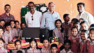 City techies spot rural school in need, make a sporting gesture