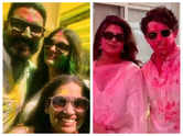 Bollywood celebs' colourful Holi photos
