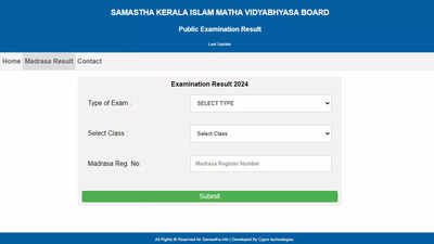 Samastha Pothu Pareeksha 2024 results out now: Check your Kerala Madrasa result here