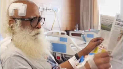 Sadhguru, recovering after brain surgery, shares health update in new video  | India News - Times of India