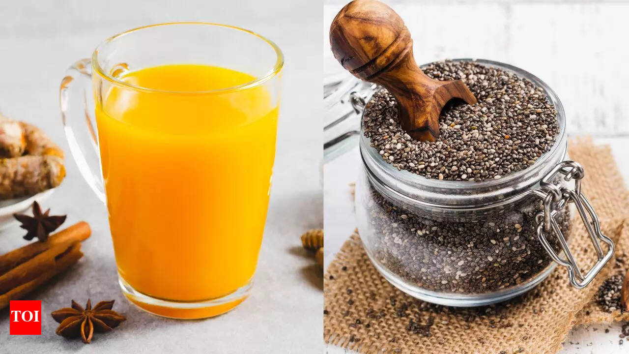 What happens when chia seeds are added to raw turmeric water ? - Times of  India
