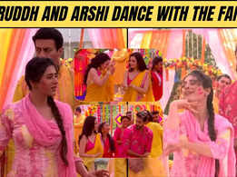 Anirudh and Jhanak Dance performance during holi celebration