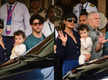 
Malti Marie adorably waves at the paps as Priyanka Chopra, Nick Jonas return to Mumbai post Holi celebrations! - WATCH video
