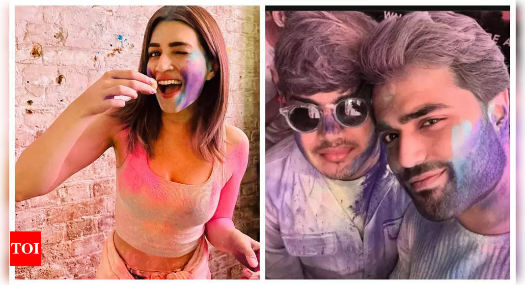 Did Kriti Sanon Celebrate Holi With Her Rumoured UK-based Boyfriend ...