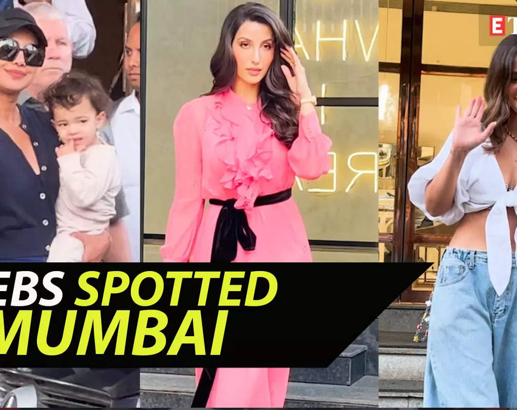 
#CelebrityEvenings: From Priyanka Chopra to Nora Fatehi, Bollywood celebs spotted in Mumbai
