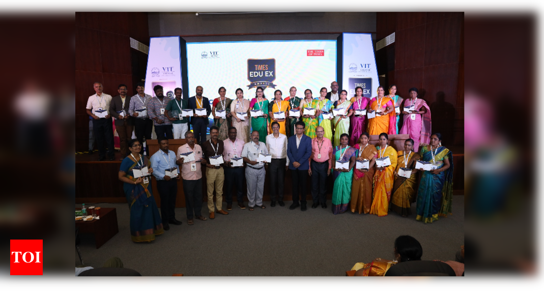 Times Edu Ex Awards, presented by VIT Chennai, honours contribution of teachers for societal growth, nation building