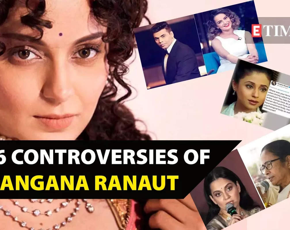 
From calling Urmila Matondkar 'soft porn star' to comparing Mumbai to PoK, top 6 controversies of Kangana Rananut

