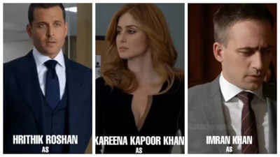 Hrithik Roshan, Kareena Kapoor, Imran Khan, and Shraddha Kapoor star as 'Suits' cast in a must-see AI-generated video. Watch Now!