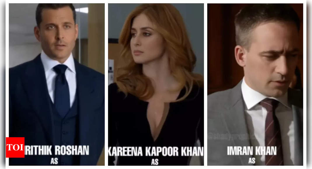 Hrithik Roshan, Kareena Kapoor, Imran Khan and Shraddha Kapoor star as the 'Suits' cast in a must-see AI-generated video.  Look now!  |