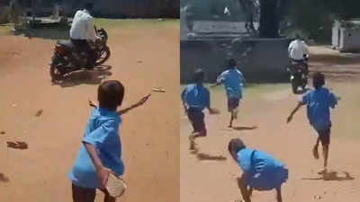 Slippers in hand, Chhattisgarh students chase away drunk teacher; video goes viral