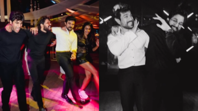 Allu Arjun And Ram Charan Dance To 'Natu Natu' At Birthday Celebration ...