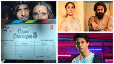 Kartik Aaryan wraps first schedule of Bhool Bhulaiyaa 3' with Triptii Dimri, Aryan Khan shoots for Stardom, Kareena Kapoor to play Yash's sister in 'Toxic': TOP 5 entertainment news of the day