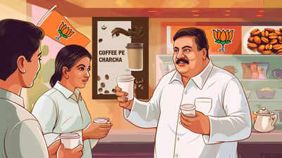 BJP 'upgrades' from chai to coffee