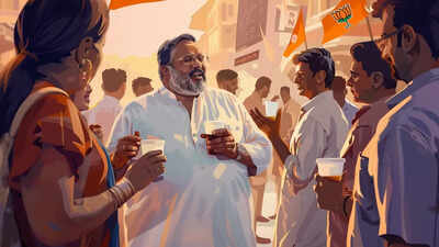 BJP 'upgrades' from chai to coffee