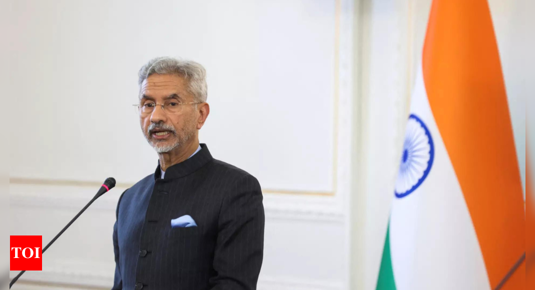 'Fact is that Palestinians have been denied their homeland': EAM Jaishankar on Israel-Palestine conflict | India News – Times of India