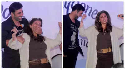 When Dimple Kapadia revealed an awkward moment of Akshay Kumar, prompting him to shut her up