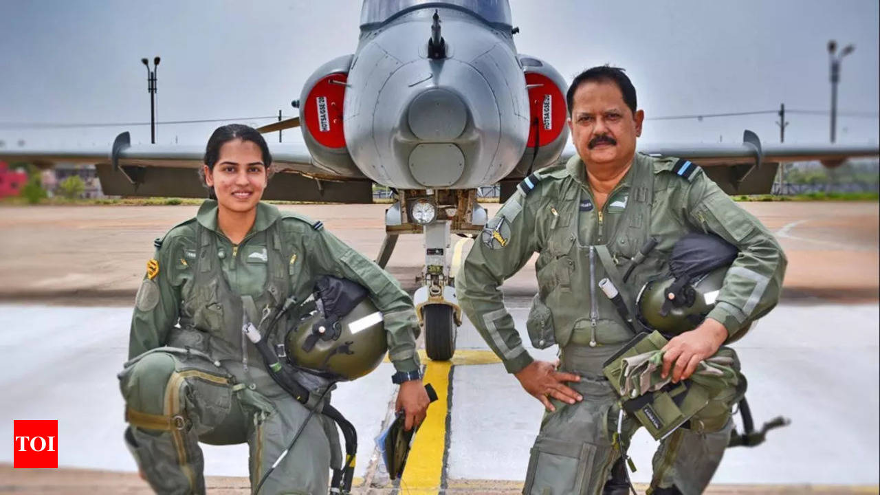 First Father-Daughter Duo In IAF Flying Formation: How this father-daughter  duo scripted Indian Air Force history | India News - Times of India