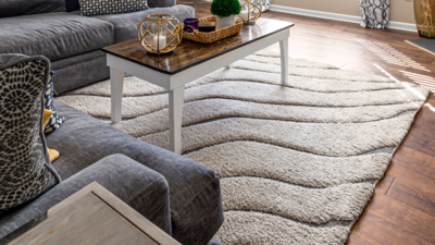 Big shaggy carpets for your living room for that soft decor and comfort
