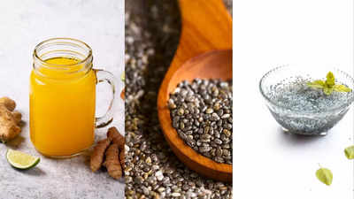 Benefits of adding Sabja Seeds to raw ginger turmeric water