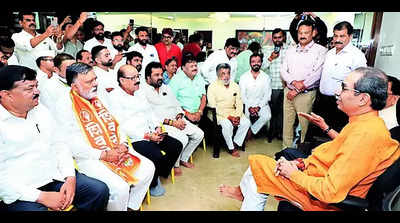 Campaign hard & win, says Uddhav