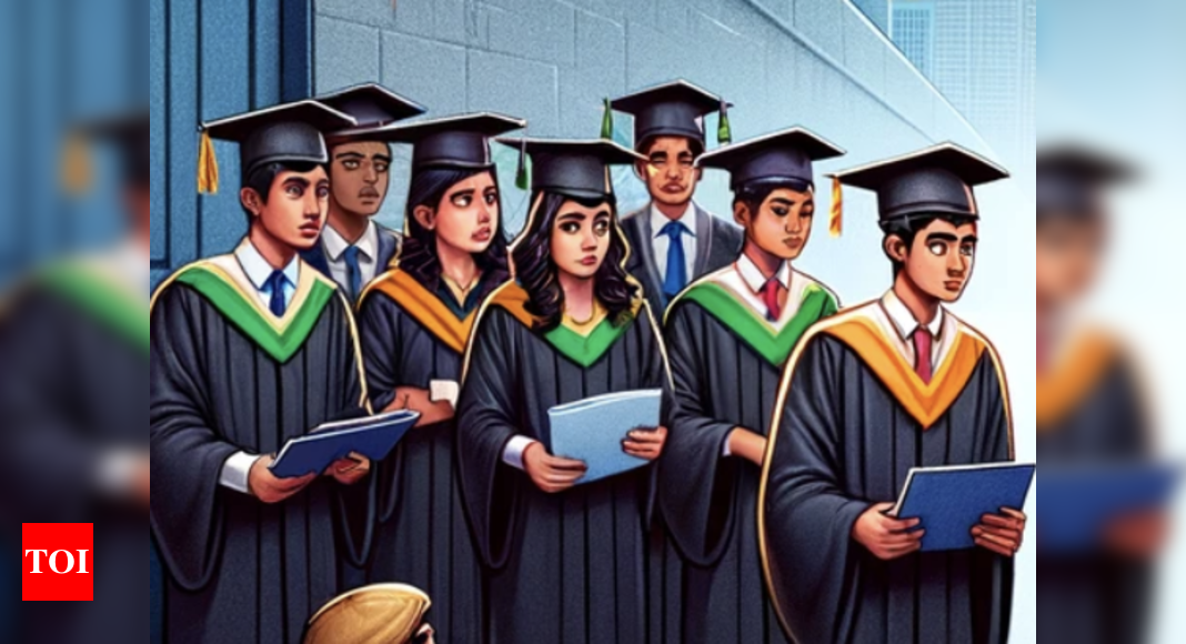 Young Indians more likely to be jobless if they’re educated – Times of India