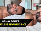Abhay Deol breaks the internet with his shirtless morning pictures