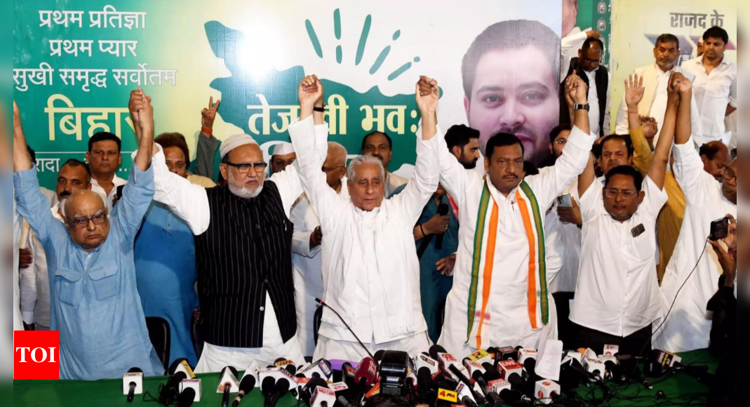 INDIA bloc announces Bihar seat sharing agreement | India News – Times of India