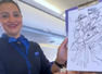 Flight attendant's signature stunningly turned into art; video of 'speed painter' goes viral