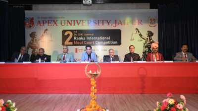 Jaipur's Apex University Sets Stage for Legal Brilliance with Dr. S.M. Juniwal Ranka International Moot Court Competition