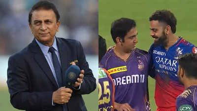 'They should be given an Oscar': Sunil Gavaskar's hilarious reaction on Virat Kohli-Gautam Gambhir hug