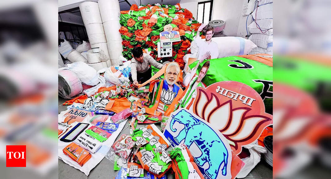 Election Material Printing: Surat, A’bad Churn Out Poll Material ...