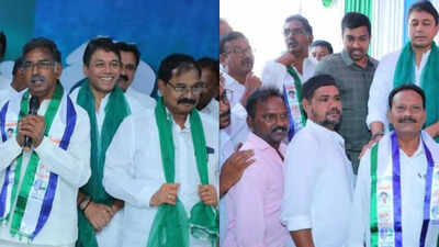Exodus from TDP into YSRCP at Atmakur in Nellore district ahead of elections