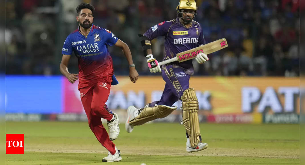 RCB's bowling woes exposed in IPL clash against KKR | Cricket News – Times of India