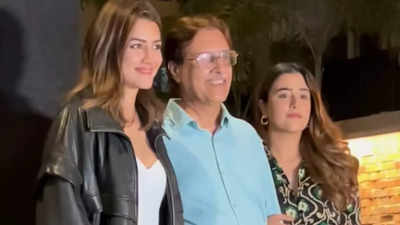 Kriti Sanon shares emotional moment with sister Nupur and father at ‘Crew’ screening