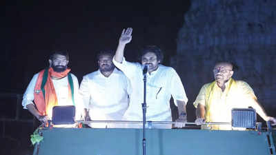 Pawan targets YSRCP at first election campaign at Pithapuram