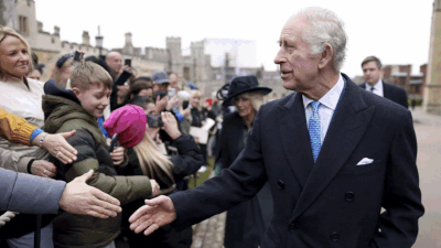 King Charles attends Easter service in first major public appearance